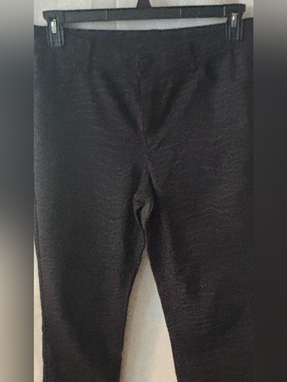 Simply Vera Vera Wang Black Jeans with Subtle Animal Texture